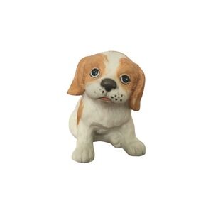 HOMCO Cocker Spaniel Puppy Dog 1990 Porcelain Bisque Figurine Lot TAKE ME HOME !